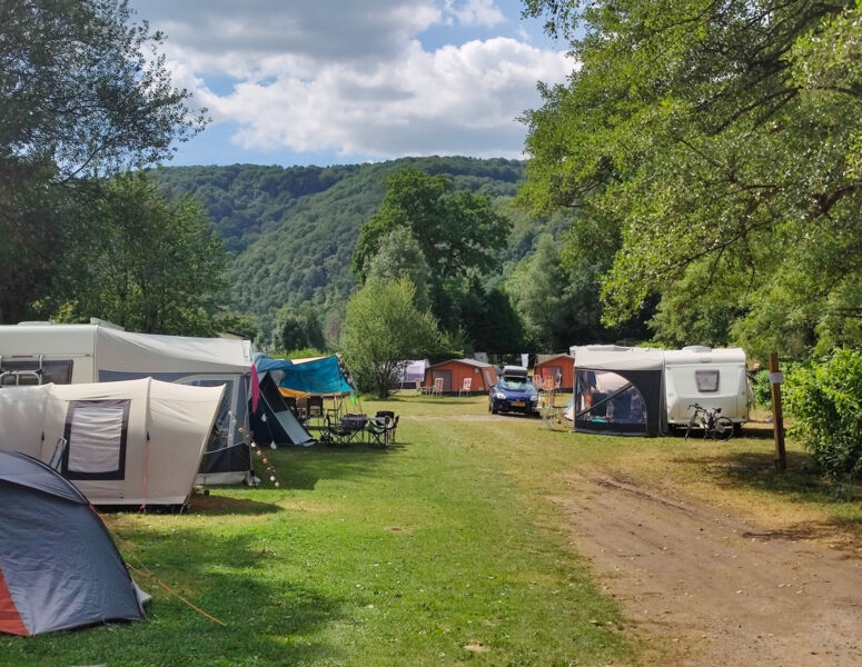 Christelijke camping Belgische Ardennen kampeerplaats standaard 01